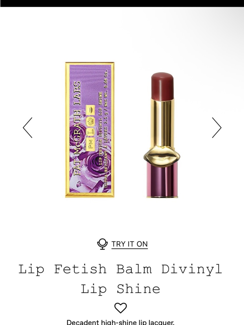 Pat McGrath Lip Fetish Divinyl Lip Shine - Flesh 7